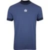 Macade Golf Shirt - Admiral Sportswear Mock Neck Polo - Navy AW23 2 Macade Golf Shirt - Admiral Sportswear Mock Neck Polo - Navy AW23 -Golf Fashion Shop macade golf shirt admiral sportswear mock neck polo navy aw23 ad2023079 227