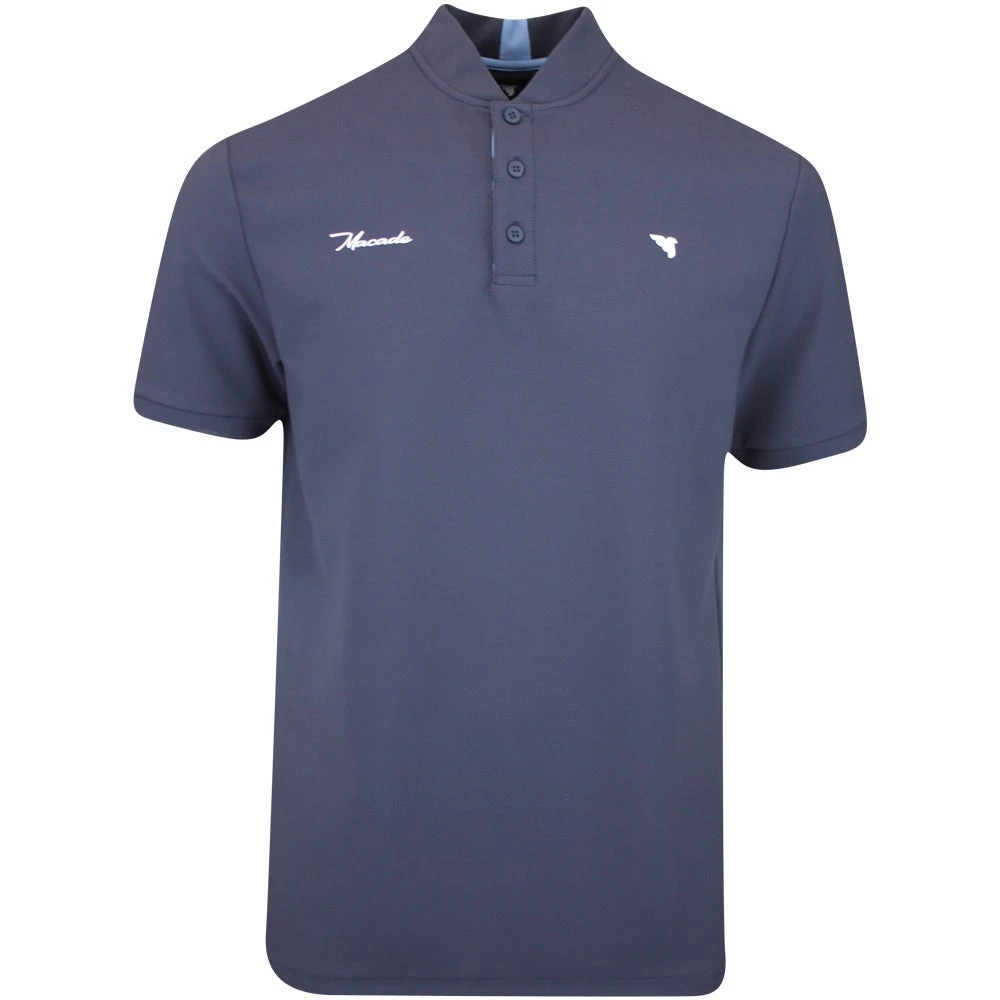 Macade Golf Shirt - Heath Blade Polo - Navy AW23 3 Macade Golf Shirt - Heath Blade Polo - Navy AW23