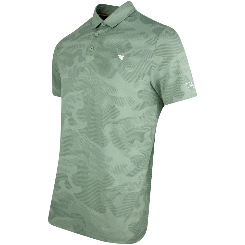 Macade Golf Shirt - Nolan Camo Polo - Sage Green SS23 4 Macade Golf Shirt - Nolan Camo Polo - Sage Green SS23 - Image 2