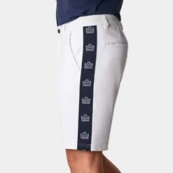 Macade Golf Shorts - Admiral Sportswear Kit Short - White AW23 18 Macade Golf Shorts - Admiral Sportswear Kit Short - White AW23 -Golf Fashion Shop macade admiral collaboration 0008 whitekitadmiralshortsweb5