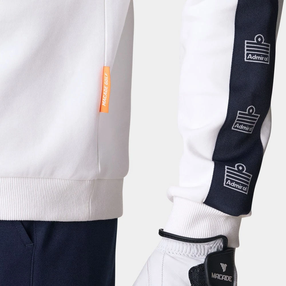 Macade Golf Pullover - Admiral Sportswear Kit Crew - White AW23 12 Macade Golf Pullover - Admiral Sportswear Kit Crew - White AW23 - Image 10
