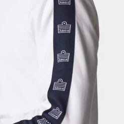 Macade Golf Pullover - Admiral Sportswear Kit Crew - White AW23 20 Macade Golf Pullover - Admiral Sportswear Kit Crew - White AW23 -Golf Fashion Shop macade admiral collaboration 0023 whitekitadmiralcrewneckweb5