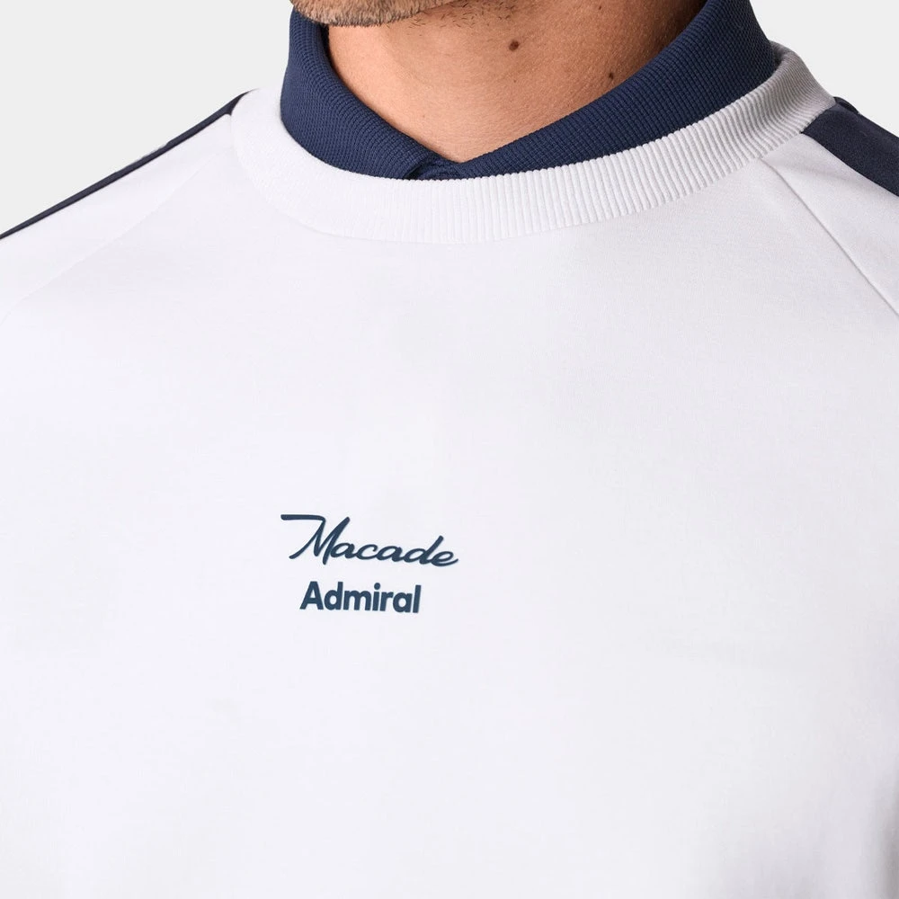 Macade Golf Pullover - Admiral Sportswear Kit Crew - White AW23 10 Macade Golf Pullover - Admiral Sportswear Kit Crew - White AW23 - Image 8