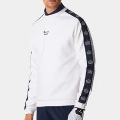 Macade Golf Pullover - Admiral Sportswear Kit Crew - White AW23 17 Macade Golf Pullover - Admiral Sportswear Kit Crew - White AW23 -Golf Fashion Shop macade admiral collaboration 0026 whitekitadmiralcrewneckweb2