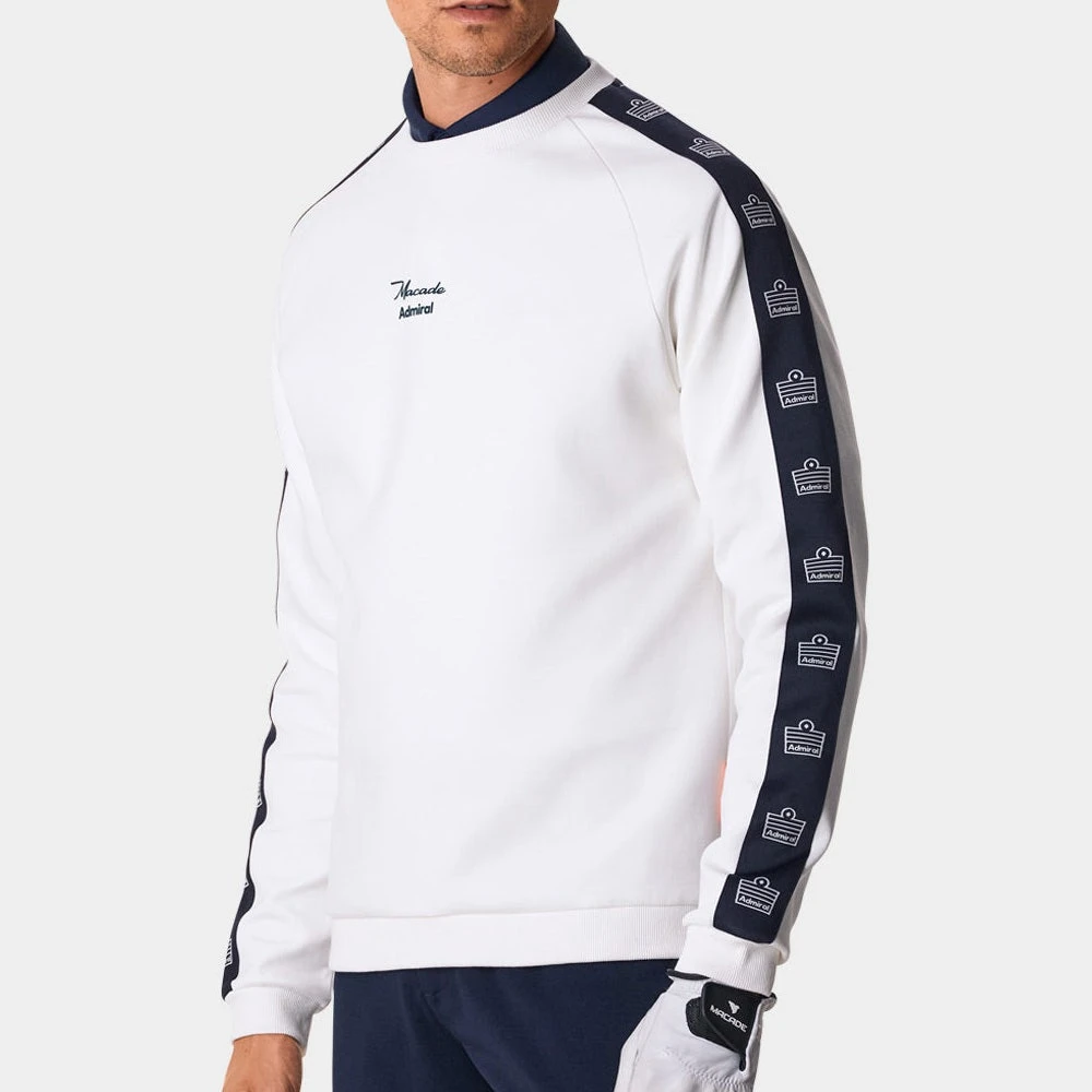 Macade Golf Pullover - Admiral Sportswear Kit Crew - White AW23 8 Macade Golf Pullover - Admiral Sportswear Kit Crew - White AW23 - Image 6