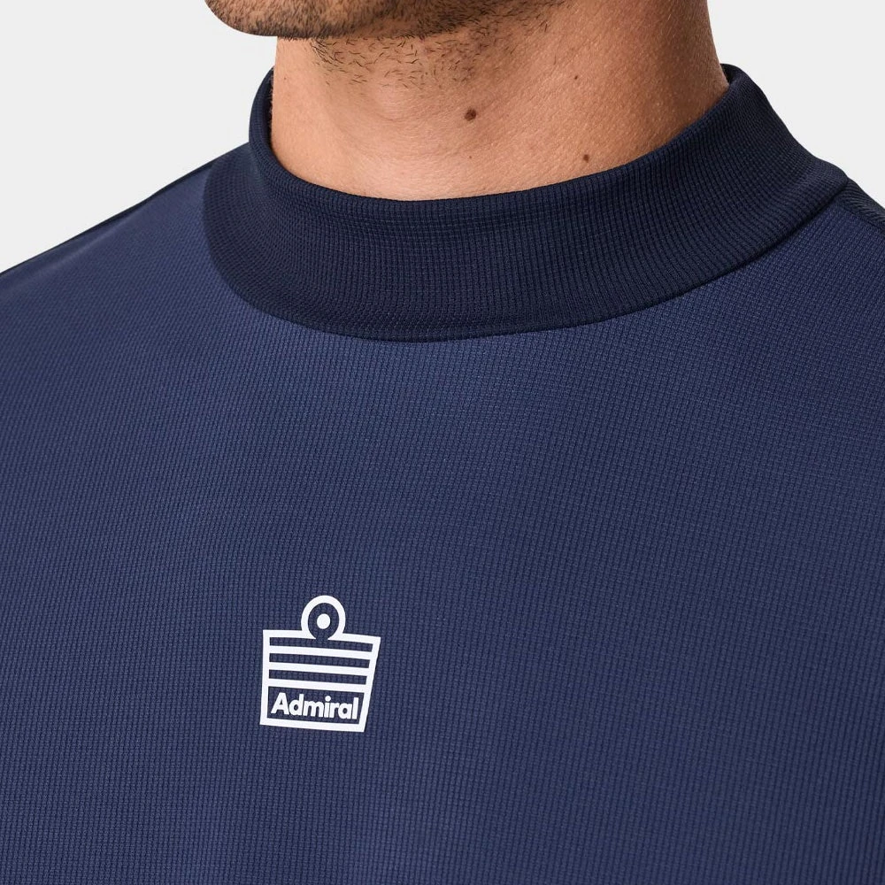 Macade Golf Shirt - Admiral Sportswear Mock Neck Polo - Navy AW23 10 Macade Golf Shirt - Admiral Sportswear Mock Neck Polo - Navy AW23 - Image 8