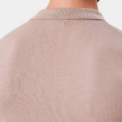 Macade Golf Shirt - Mac Knitted Polo - Brown AW23 -Golf Fashion Shop macade golf 0015 5. mac beige 1080x