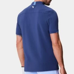 Macade Golf Shirt - Heath Mock Polo - Mid Blue AW23 18 Macade Golf Shirt - Heath Mock Polo - Mid Blue AW23 -Golf Fashion Shop macade golf 0036 3. blue mock neck 6a32db98 d29f 4aff b1bc 7dfd58ca0c4b 1296x
