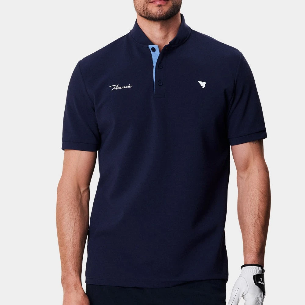 Macade Golf Shirt - Heath Blade Polo - Navy AW23 7 Macade Golf Shirt - Heath Blade Polo - Navy AW23 - Image 5