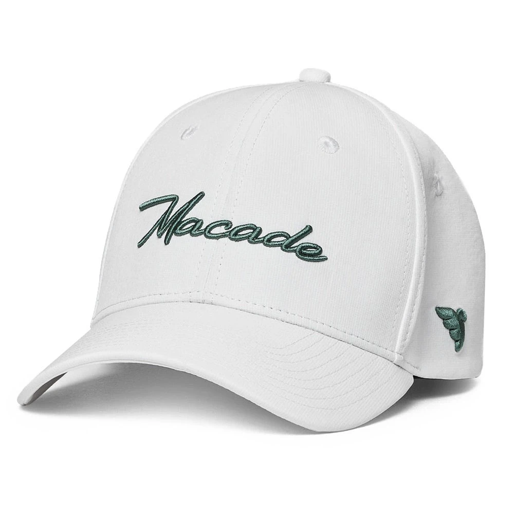 Macade Golf Cap - Range Snapback - White SU23 3 Macade Golf Cap - Range Snapback - White SU23