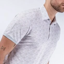 Galvin Green Golf Shirt - Madden Ventil8 - Cool Grey AW23 -Golf Fashion Shop madden d01000049365 s3