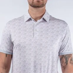 Galvin Green Golf Shirt - Madden Ventil8 - Cool Grey AW23 -Golf Fashion Shop madden d01000049365 s4