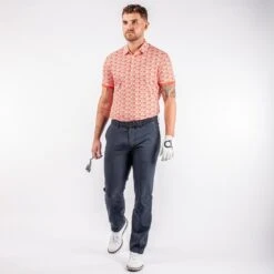 Galvin Green Golf Shirt - Madden Ventil8 - Orange AW23 -Golf Fashion Shop madden d01000049395 s2