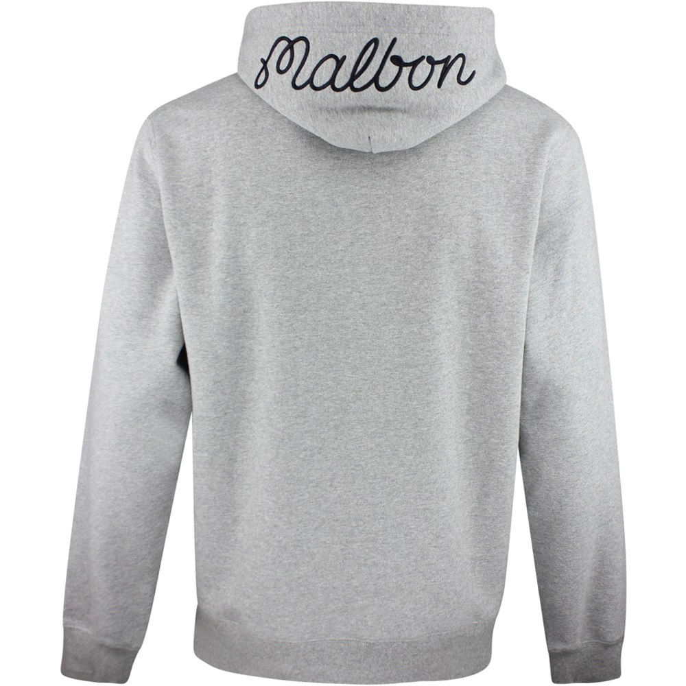 Malbon Golf Hoodie - Quincy Pullover - Grey Heather SS23 5 Malbon Golf Hoodie - Quincy Pullover - Grey Heather SS23 - Image 3
