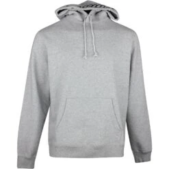 Malbon Golf Hoodie - Quincy Pullover - Grey Heather SS23