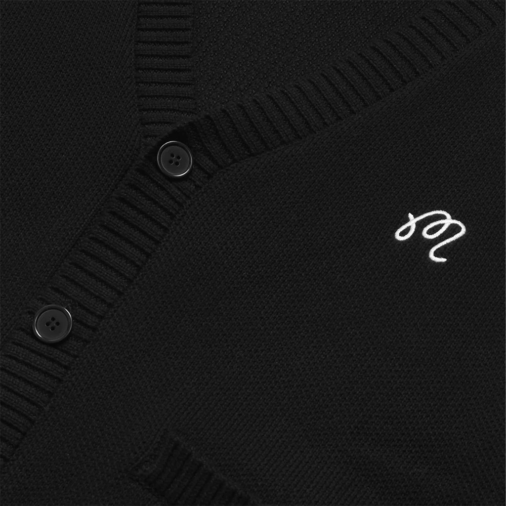 Malbon Golf Jumper - Legends Cardigan - Black SS23 7 Malbon Golf Jumper - Legends Cardigan - Black SS23 - Image 5