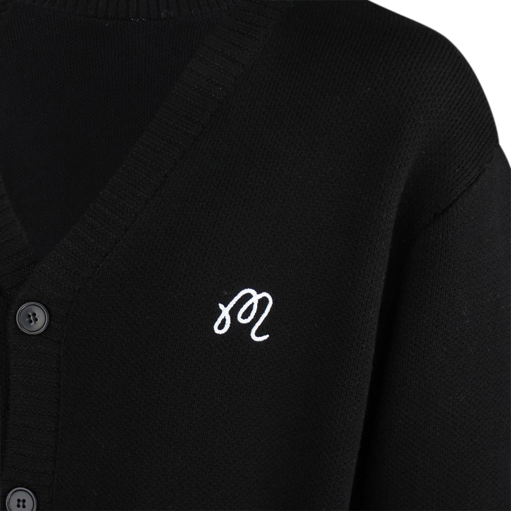 Malbon Golf Jumper - Legends Cardigan - Black SS23 6 Malbon Golf Jumper - Legends Cardigan - Black SS23 - Image 4