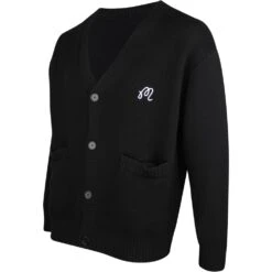 Malbon Golf Jumper - Legends Cardigan - Black SS23 13 Malbon Golf Jumper - Legends Cardigan - Black SS23 -Golf Fashion Shop malbon golf jumper legends cardigan black ss23 m 7602 blk o