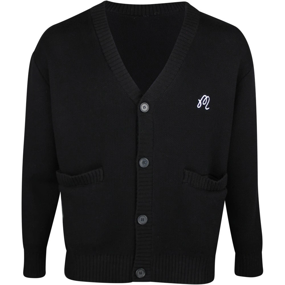 Malbon Golf Jumper - Legends Cardigan - Black SS23 3 Malbon Golf Jumper - Legends Cardigan - Black SS23