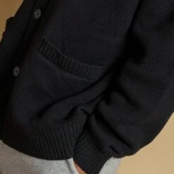 Malbon Golf Jumper - Legends Cardigan - Black SS23 20 Malbon Golf Jumper - Legends Cardigan - Black SS23 -Golf Fashion Shop malbon golf jumper legends cardigan black ss23 m 7602 blk z