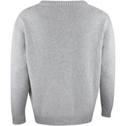 Malbon Golf Jumper - Legends Cardigan - Grey Heather SS23 -Golf Fashion Shop malbon golf jumper legends cardigan grey heather ss23 m 7602 htr r