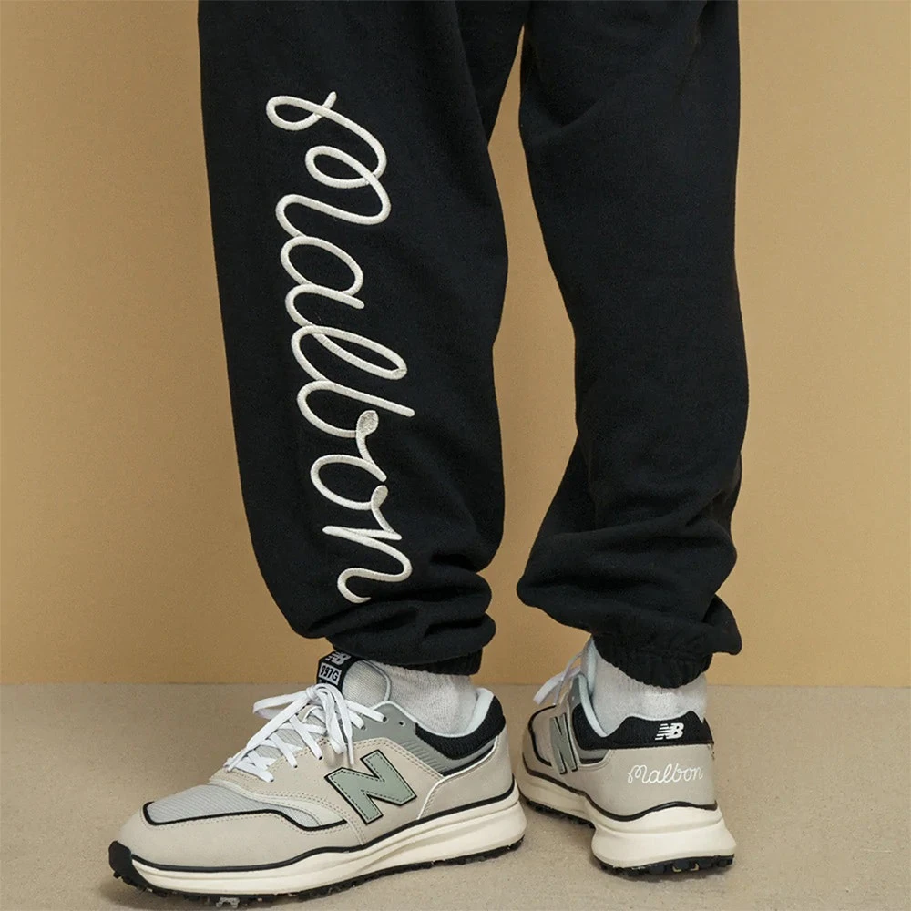 Malbon Golf Joggers - Rocky Sweatpants - Black SS23 8 Malbon Golf Joggers - Rocky Sweatpants - Black SS23 - Image 6