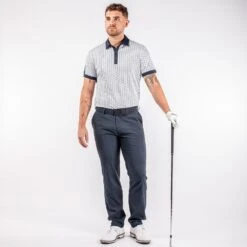 Galvin Green Golf Shirt - Malcolm Ventil8 - Navy AW23 -Golf Fashion Shop malcolm d01000059238 s2