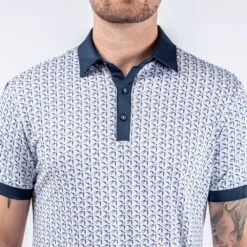 Galvin Green Golf Shirt - Malcolm Ventil8 - Navy AW23 -Golf Fashion Shop malcolm d01000059238 s4
