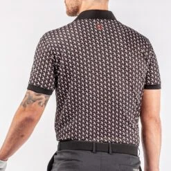 Galvin Green Golf Shirt - Malcolm Ventil8 - Black AW23 -Golf Fashion Shop malcolm d01000059375 s5