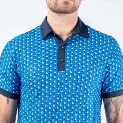 Galvin Green Golf Shirt - Malcolm Ventil8 - Blue AW23 18 Galvin Green Golf Shirt - Malcolm Ventil8 - Blue AW23 -Golf Fashion Shop malcolm d01000059380 s4