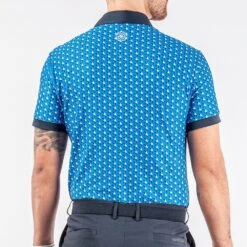 Galvin Green Golf Shirt - Malcolm Ventil8 - Blue AW23 17 Galvin Green Golf Shirt - Malcolm Ventil8 - Blue AW23 -Golf Fashion Shop malcolm d01000059380 s5