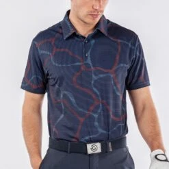 Galvin Green Golf Shirt - Markos Ventil8 - Navy AW23 16 Galvin Green Golf Shirt - Markos Ventil8 - Navy AW23 -Golf Fashion Shop markos d01000089391 s1