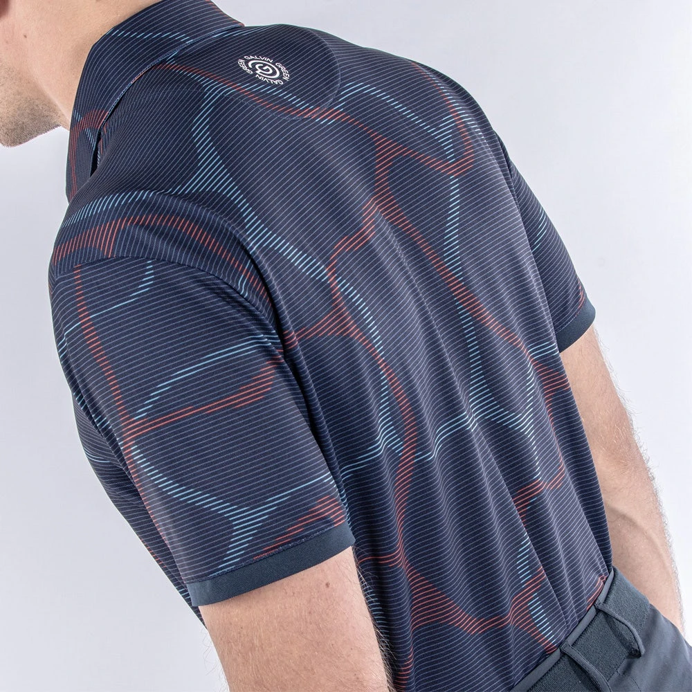Galvin Green Golf Shirt - Markos Ventil8 - Navy AW23 11 Galvin Green Golf Shirt - Markos Ventil8 - Navy AW23 - Image 9