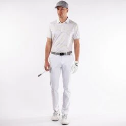 Galvin Green Golf Shirt - Markos Ventil8 - White AW23 -Golf Fashion Shop markos d01000089402 s2