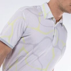 Galvin Green Golf Shirt - Markos Ventil8 - White AW23 -Golf Fashion Shop markos d01000089402 s3