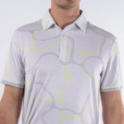 Galvin Green Golf Shirt - Markos Ventil8 - White AW23 -Golf Fashion Shop markos d01000089402 s4