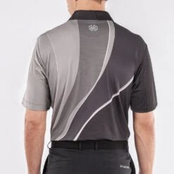 Galvin Green Golf Shirt - Mico Ventil8 - Black AW23 -Golf Fashion Shop mico d01000109396 s5
