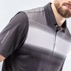 Galvin Green Golf Shirt - Mo Ventil8 - Black AW23 -Golf Fashion Shop mo d01000119378 s4