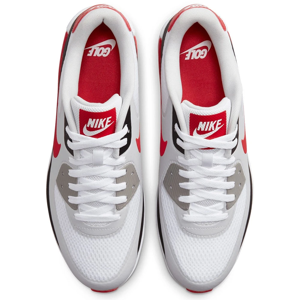 Nike Golf Shoes - Air Max 90 G - White - University Red 2023 5 Nike Golf Shoes - Air Max 90 G - White - University Red 2023 - Image 3