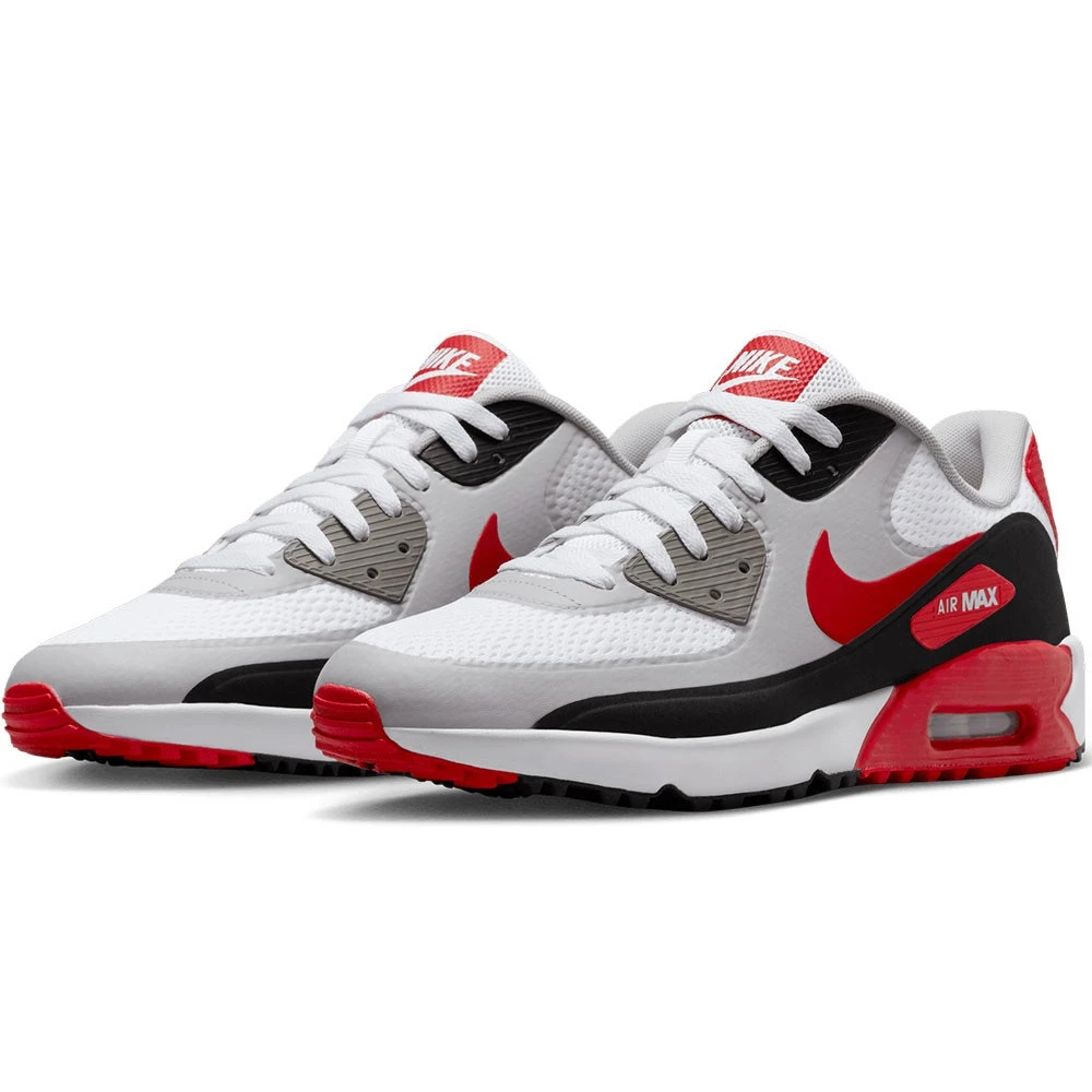 Nike Golf Shoes - Air Max 90 G - White - University Red 2023 4 Nike Golf Shoes - Air Max 90 G - White - University Red 2023 - Image 2