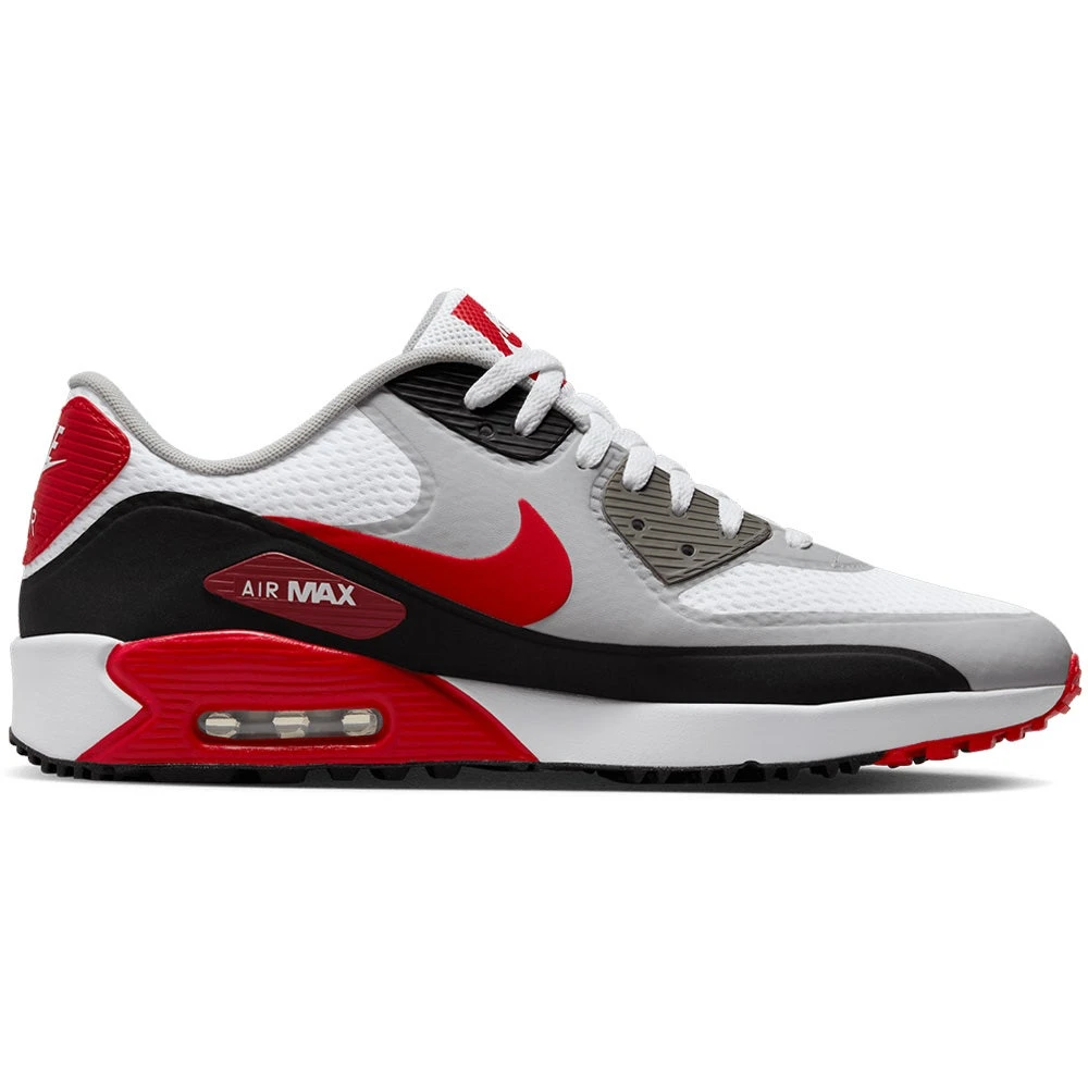 Nike Golf Shoes - Air Max 90 G - White - University Red 2023 7 Nike Golf Shoes - Air Max 90 G - White - University Red 2023 - Image 5