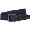Nike Golf Belt - Stretch Woven - Obsidian 2023 -Golf Fashion Shop nike golf belt stretch woven b11228 451 a