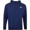 Nike Golf Hoodie - NSW Club Fleece Pullover - Midnight FA23 -Golf Fashion Shop nike golf hoodie nsw club fleece pullover midnight su23 bv2654 410 17