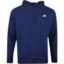 Nike Golf Hoodie - NSW Club Fleece Pullover - Midnight FA23