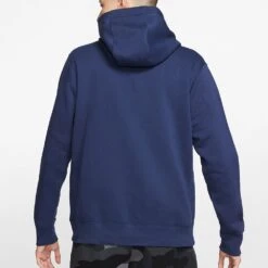 Nike Golf Hoodie - NSW Club Fleece Pullover - Midnight FA23 -Golf Fashion Shop nike golf hoodie nsw club fleece pullover midnight su23 bv2654 410 b