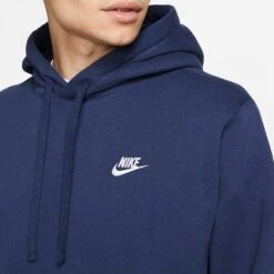 Nike Golf Hoodie - NSW Club Fleece Pullover - Midnight FA23 -Golf Fashion Shop nike golf hoodie nsw club fleece pullover midnight su23 bv2654 410 c