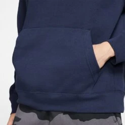 Nike Golf Hoodie - NSW Club Fleece Pullover - Midnight FA23 -Golf Fashion Shop nike golf hoodie nsw club fleece pullover midnight su23 bv2654 410 d