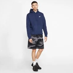 Nike Golf Hoodie - NSW Club Fleece Pullover - Midnight FA23 -Golf Fashion Shop nike golf hoodie nsw club fleece pullover midnight su23 bv2654 410 e