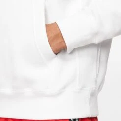 Nike Golf Hoodie - NSW Club Fleece Pullover - White FA23 20 Nike Golf Hoodie - NSW Club Fleece Pullover - White FA23 -Golf Fashion Shop nike golf hoodie nsw club fleece pullover white su23 bv2654 100 b