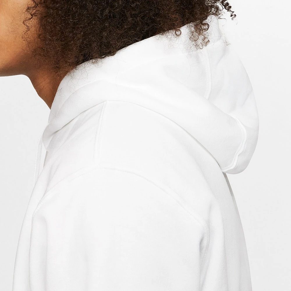 Nike Golf Hoodie - NSW Club Fleece Pullover - White FA23 10 Nike Golf Hoodie - NSW Club Fleece Pullover - White FA23 - Image 8